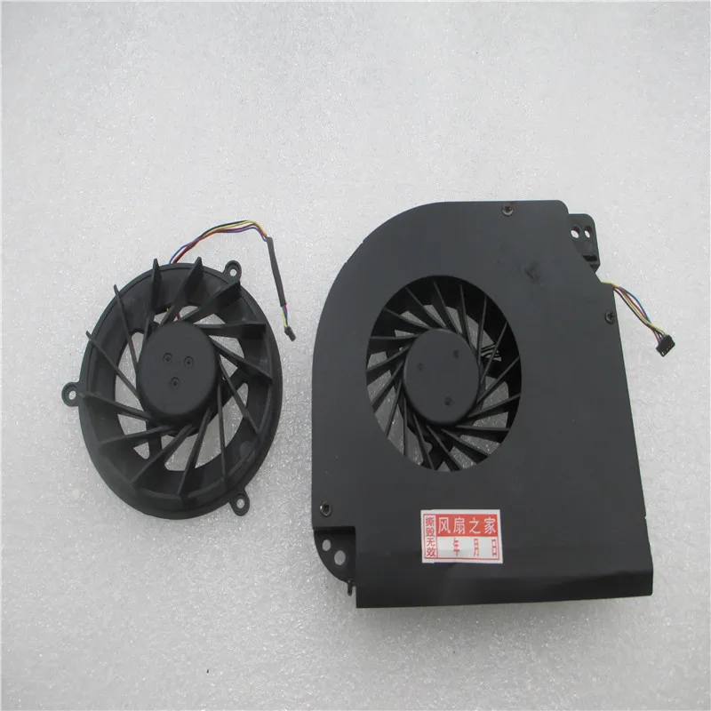 Вентилятор охлаждения ЦП и ГП для DELL Precision M6600 07JMFV DFS521305MH0T FA68 DFS601605LB0T 0Y4XY2|gpu cooling