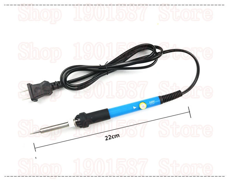

110V/220V 60W Adjustable Temperature Electric Soldering Iron Kit+5pcs Tips Portable Welding Repair Tool Tweezers