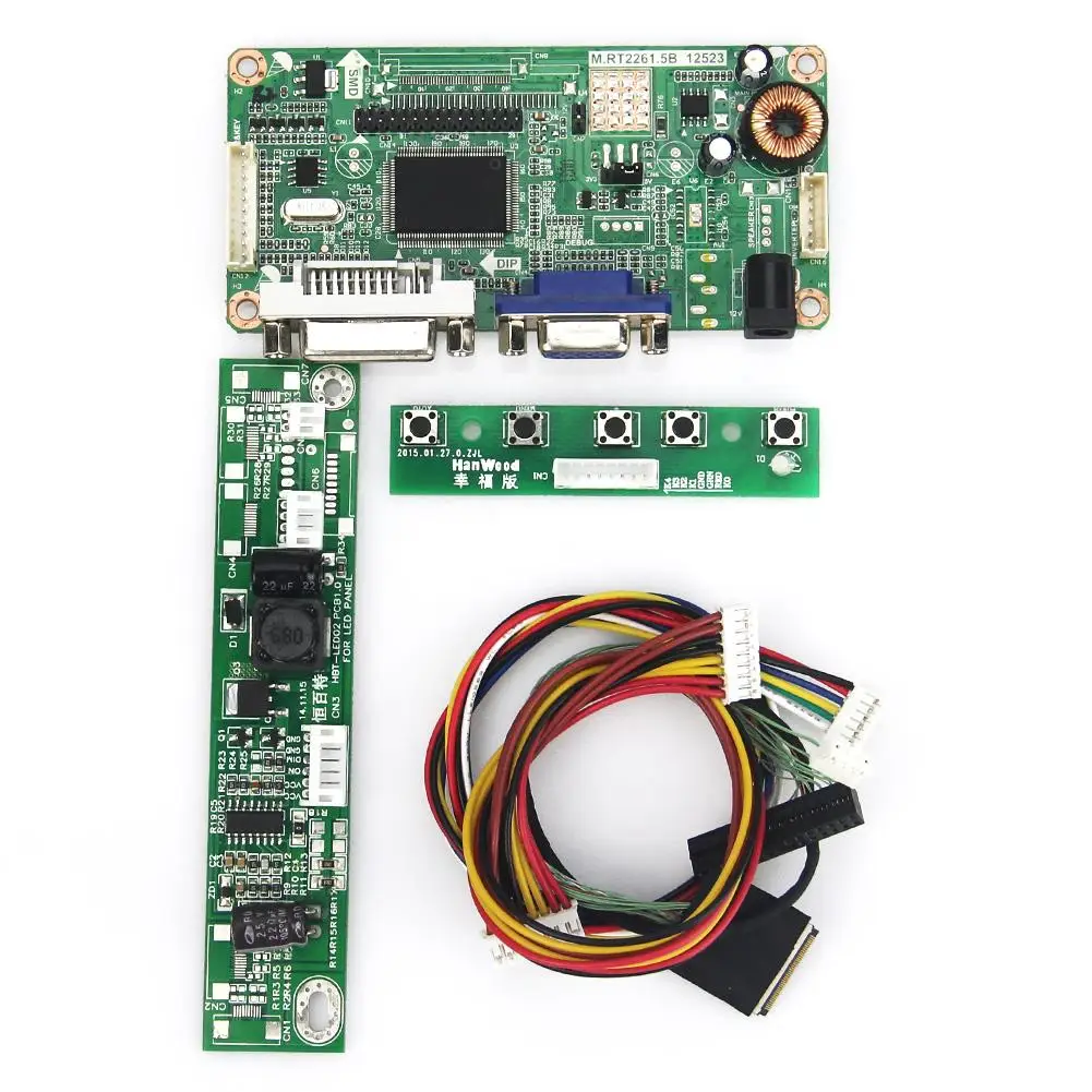M. R2261 RT2281 LCD/LED плата драйвера контроллера (VGA + DVI) для LP171WU6 TLA2 монитор LVDS повторное