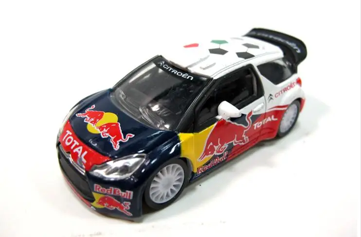 Высокая моделирования CITROEN DS3 WRC гоночная модель, 1: 64 сплава автомобиля игрушки, металлические литья, Коллекция игрушечных автомобилей