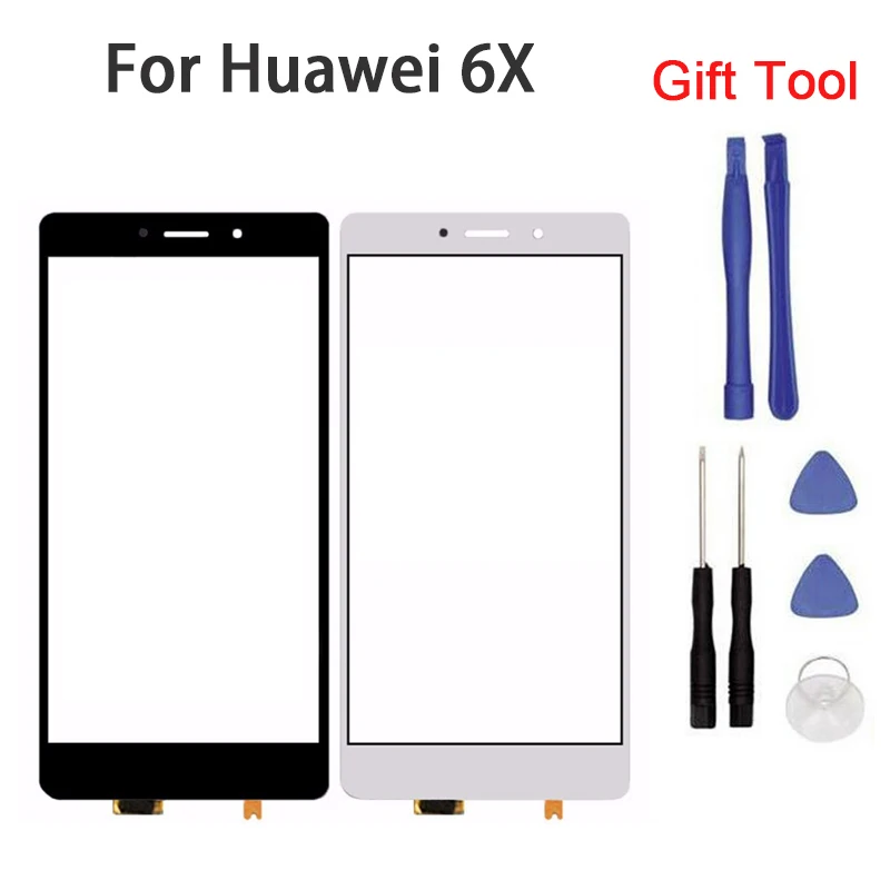 Новый сенсорный экран для Hauwei honor 6X дигитайзер Переднее стекло Сенсорная панель