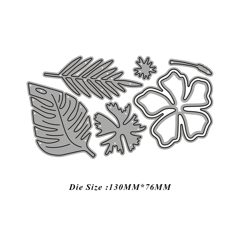 

Metal Cutting Dies Flamingo and flowers Die Scrapbooking Embossing Paper Craft Album Cards Punch Art cutter die 2019