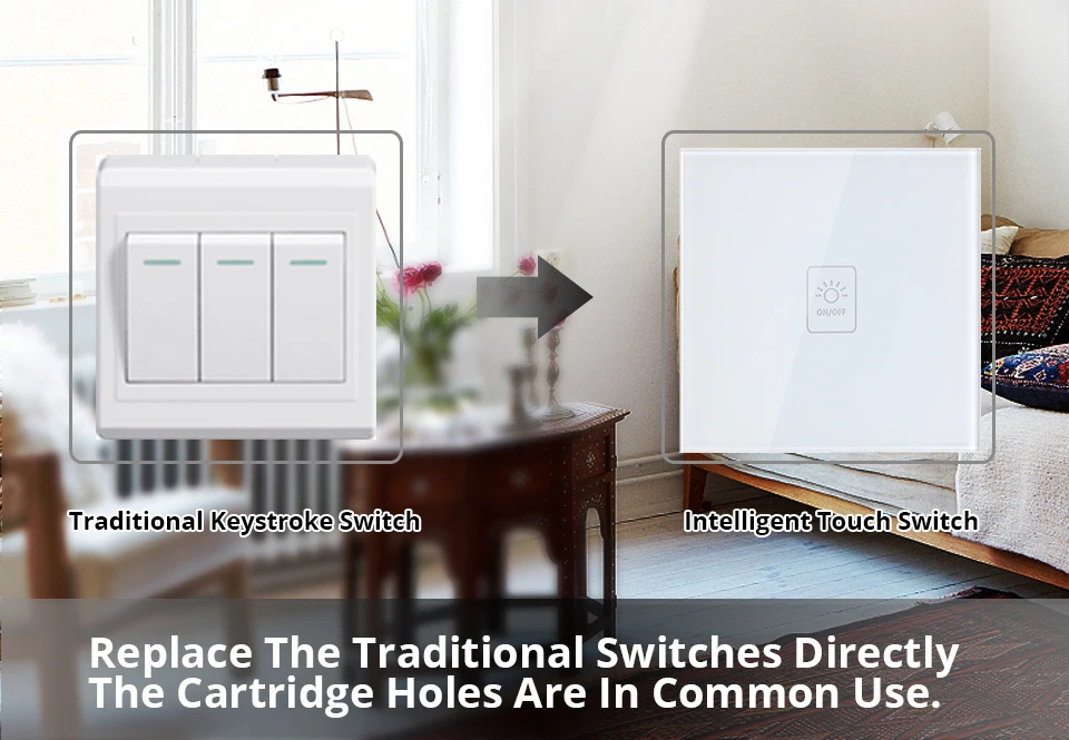 Tuya Smart EU WiFi светильник, переключатель, умная стеклянная панель, настенный переключатель RF433, интеллектуальное приложение для жизни, Голосовое управление с Alexa Google Home IFTTT