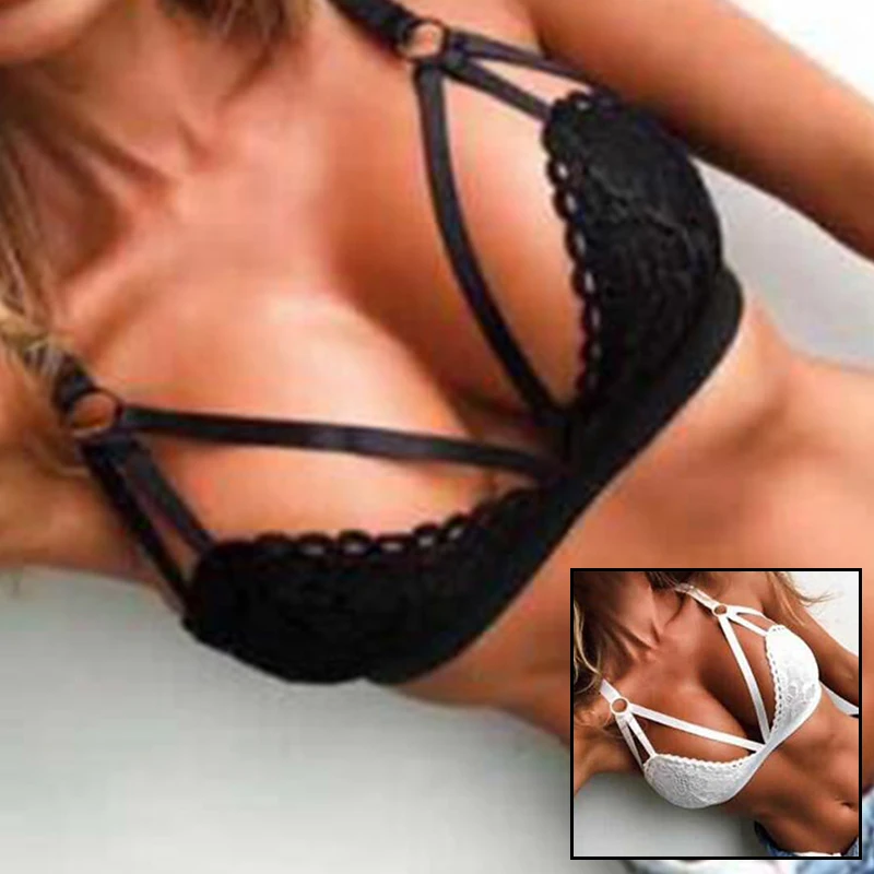 Мягкий Бюстгальтер Клубное белье дамское сексуальное Трехточечное Нижнее Топ