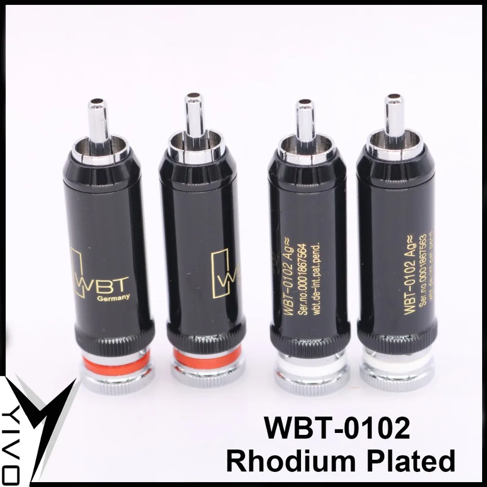 4 шт. Hi end 0102Ag с серебряным покрытием XSSH Fi поделки из латуни Плакировка родия аудио