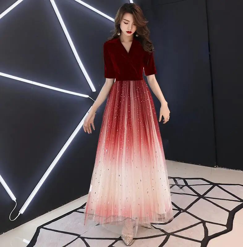 style C Постепенное изменение восточные платья китайский невесты Винтаж традиционные свадебные платье Чонсам Длинные Русалка Qipao Плюс размеры 3XL - Цвет: style C