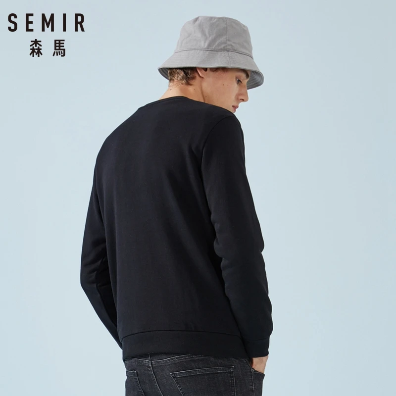 SEMIR Ретро портретный свитшот для мужчин пуловер толстовки с мотивом стильная