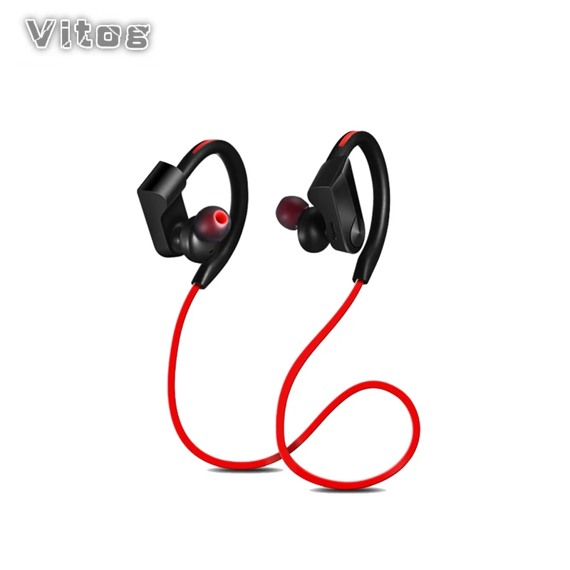 K98 Bluetooth-compatible Earphone Wireless Ear Hook Headphone sport headset bass Bass headphones with Mic for iphone Huawei