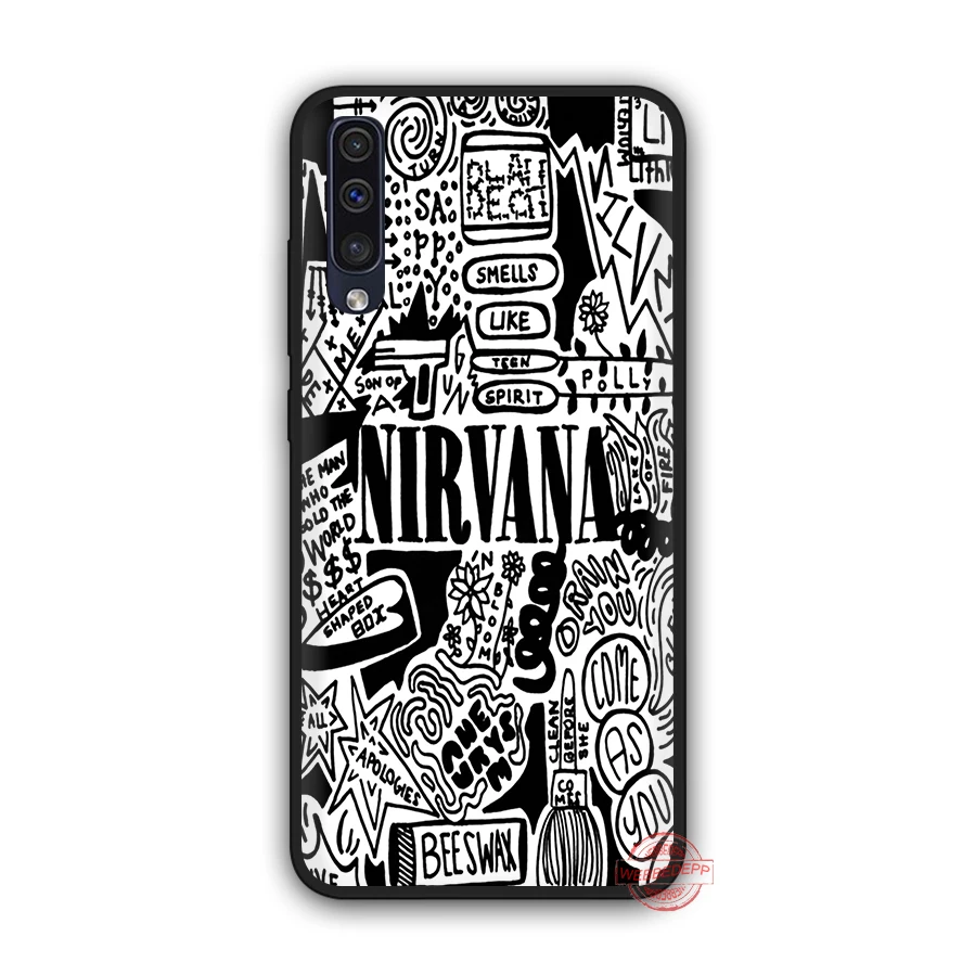 6 WEBBEDEPP Nirvana Kurt Cobain мягкий чехол для телефона для samsung A50s A40s A30s A20s A10s A60 A70 M10 M20 M30 M40 чехол s - Цвет: 6
