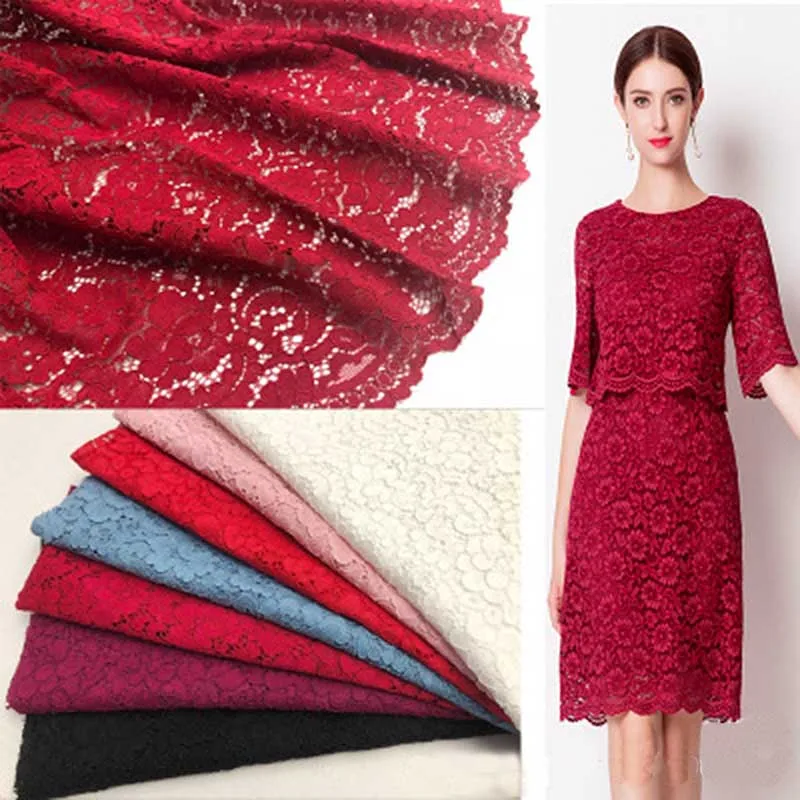 1 ярд французская кружевная ткань с ресницами свадебное платье пижама удобная