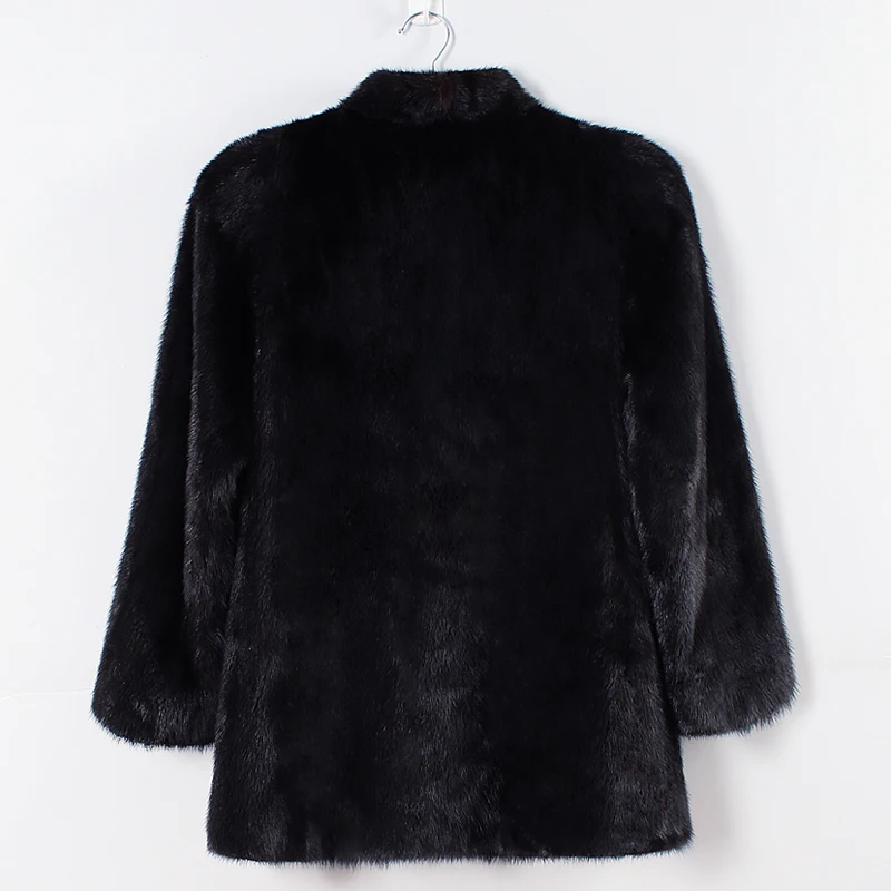 Женское теплое меховое пальто мягкое с воротником стойкой большой размер 3XL|fluffy