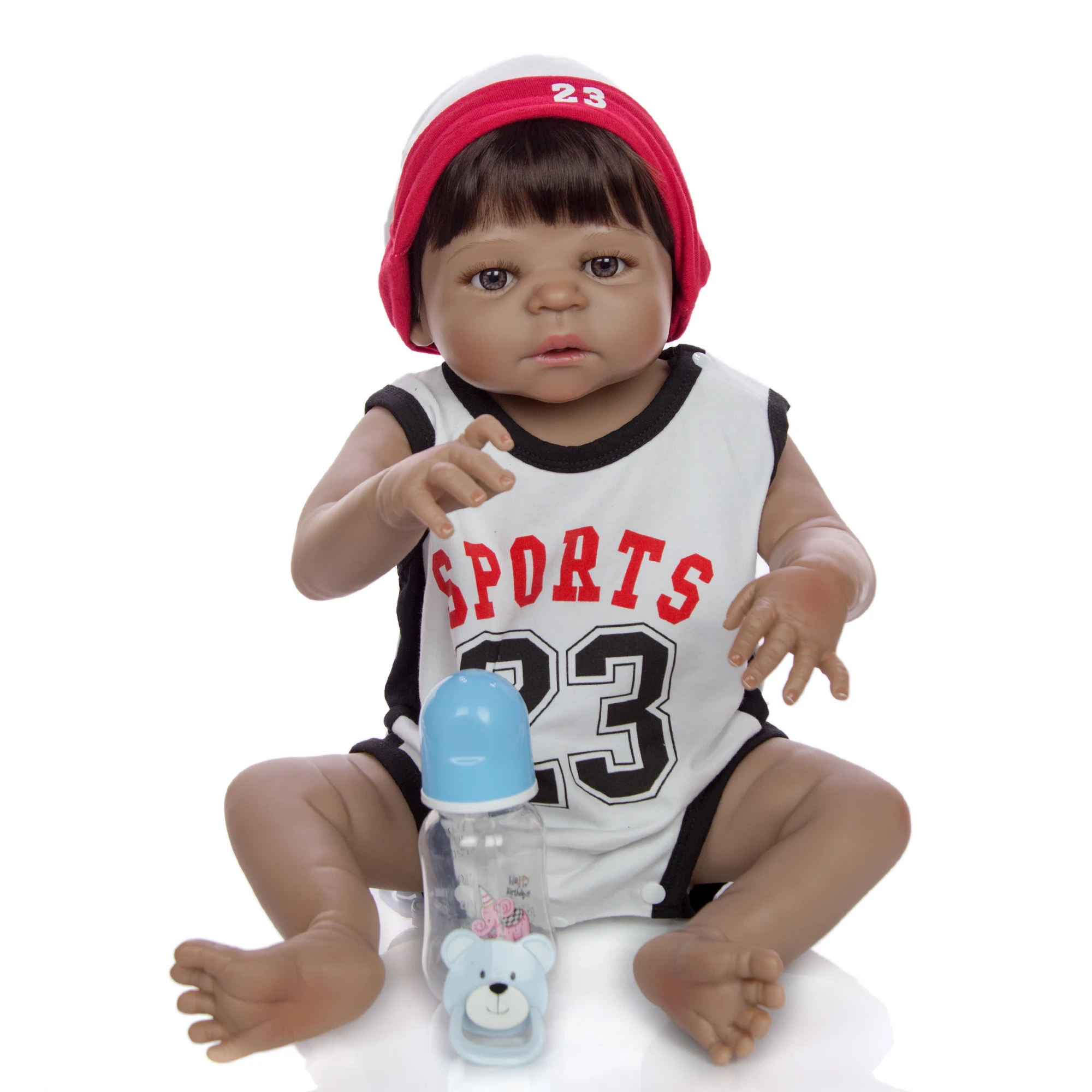 Реалистичные силиконовые куклы Reborn Baby Boy 23 дюйма 57 см|Куклы| |