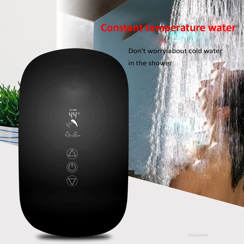 Электрический водонагреватель 6100 Вт умный термостат ультратонкий без