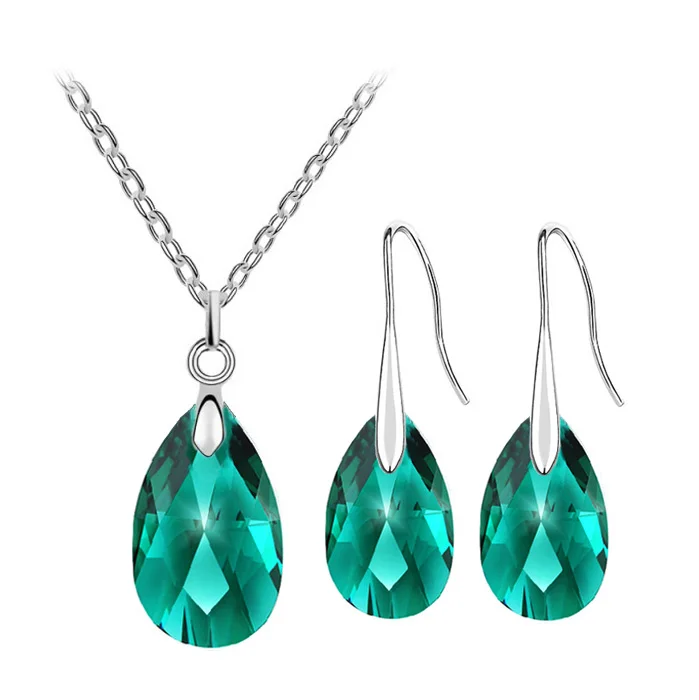 Ожерелье и серьги из австрийского хрусталя с орнаментом|necklace earrings jewelry set|brand