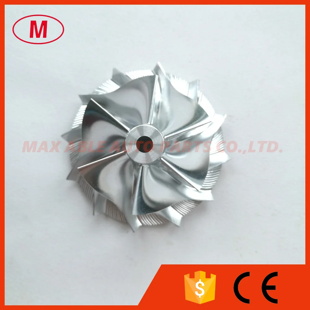 GT15-25 702549-0008 высокоэффективный турбокомпрессор алюминиевый /Фрезерование/заготовка компрессора колеса 44,42/59,48 мм 6+ 6 лезвий