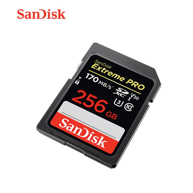 Карта памяти Sandisk Extreme Pro Sdhc Sdxc Uhs i 512 ГБ 256 128 64 SD карты флэш для камеры деловая