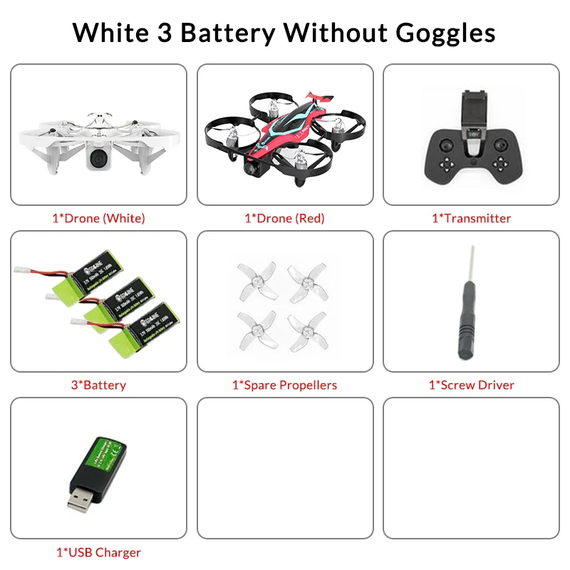 6 Eachine E013 плюс микро гоночный Дрон с видом от первого лица с защитой от черепаха режим w/5,8G 48CH 1000TVL Камера VR006 очки - Цвет: 6