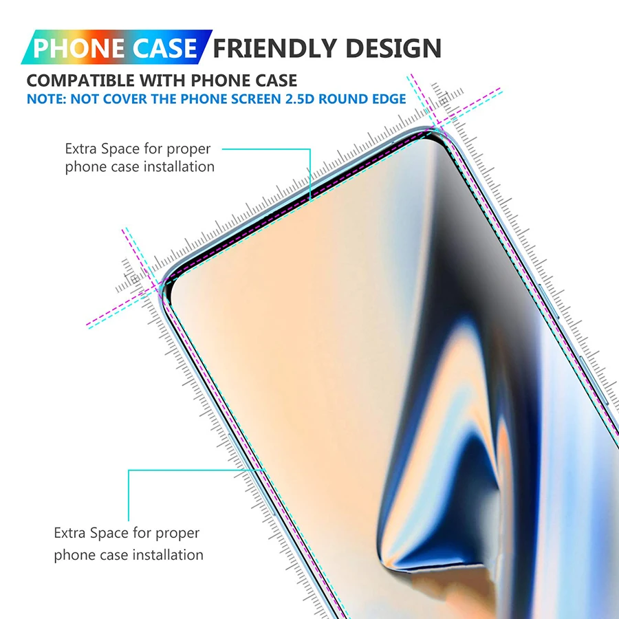 VALAM закаленное стекло для Oneplus 7 Pro 7T 6 6T 5T 5 Защита экрана полное покрытие защитное