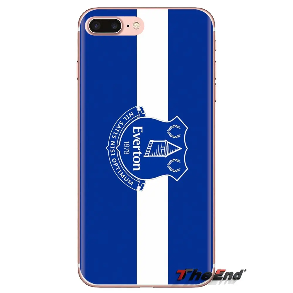 Прозрачный чехол из ТПУ с логотипом футбольной команды Everton для Huawei Mate Honor 4C 5C 5X 6X 7