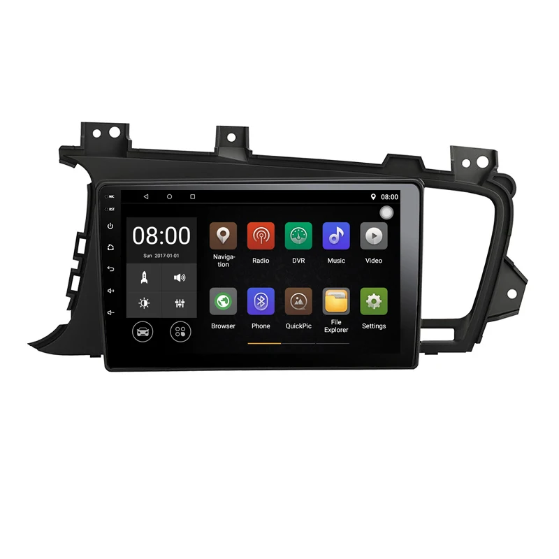 Android 9 1 автомобильный dvd плеер радио GPS навигационная система стерео для Kia K5 2011 2012