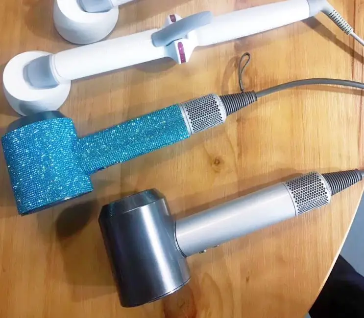 DIY Красочные вышивка-Мозаика Искусство Алмазная самоклеющиеся на плоской подошве виниловая пленка защитная пленка для Dyson сверхзвуковой HD01 фен для волос