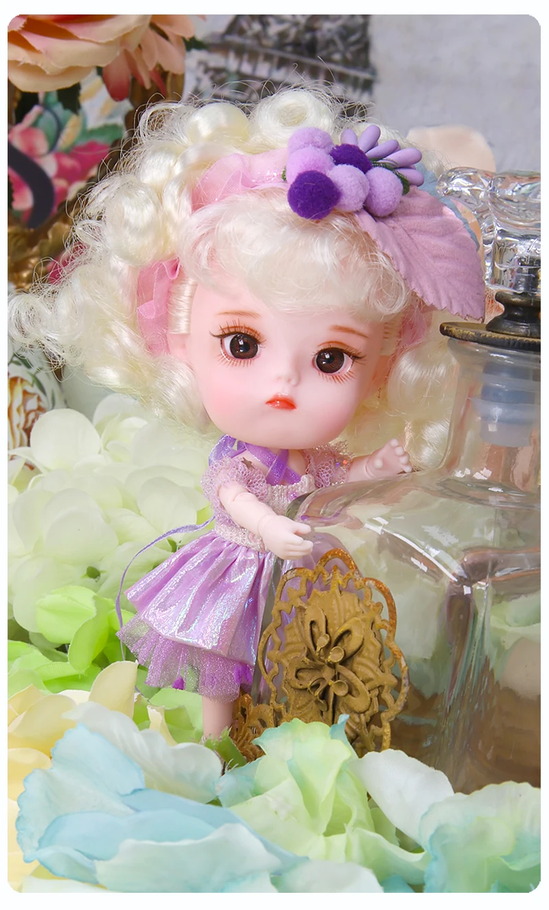 Мечта фея 1/12 BJD кукла DODO кукла 14 см мини кукла 26 шарнир тело милый детский подарок игрушка Ангел Кукла-сюрприз, ob11