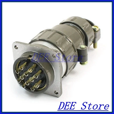 

Waterproof Aviation Plug Pannel Connector Adapter 12 Pin P32-12 Core