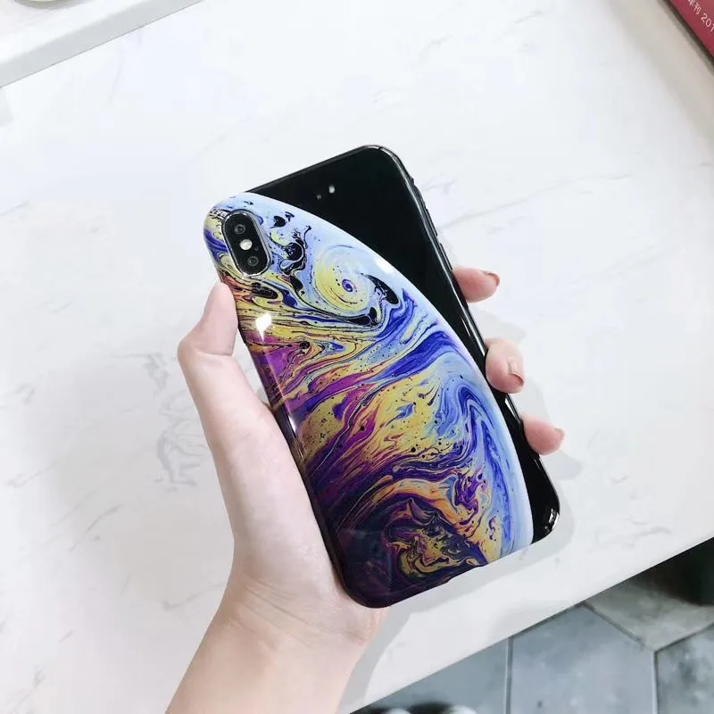 JIBAN Роскошные модные планета пара телефонных чехлов для iphone XS Max XR X 6S 6 6plus 7 plus 8