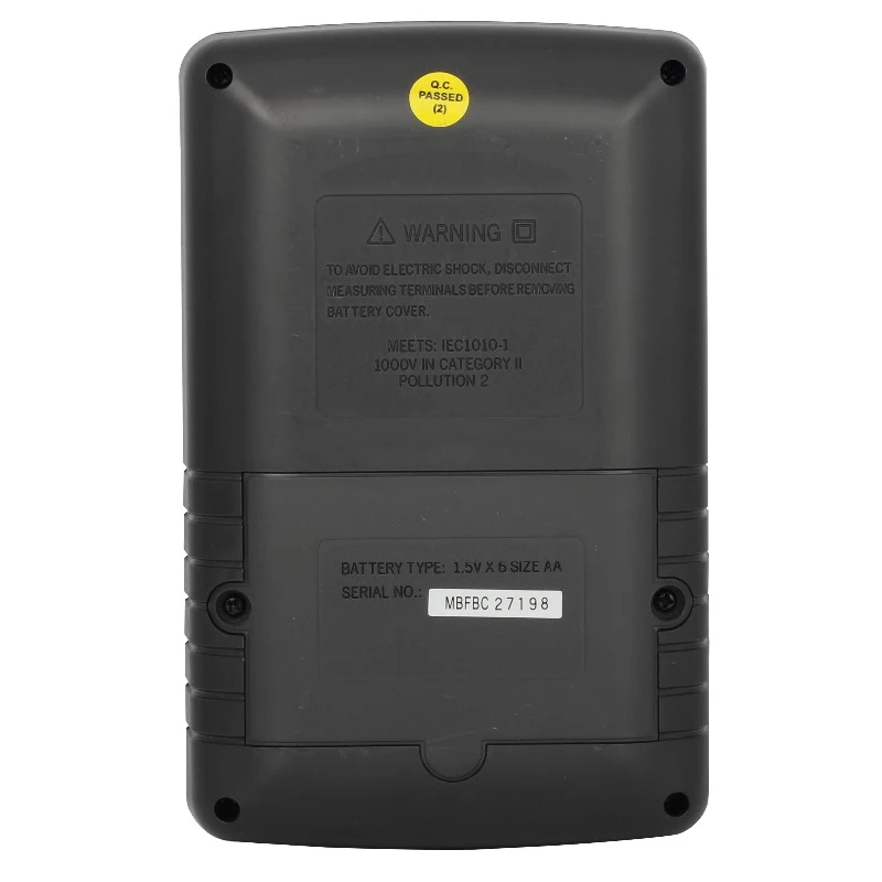 Цифровой тестер сопротивления изоляции MASTECH MS5201 звука и вспышки с сигнализацией
