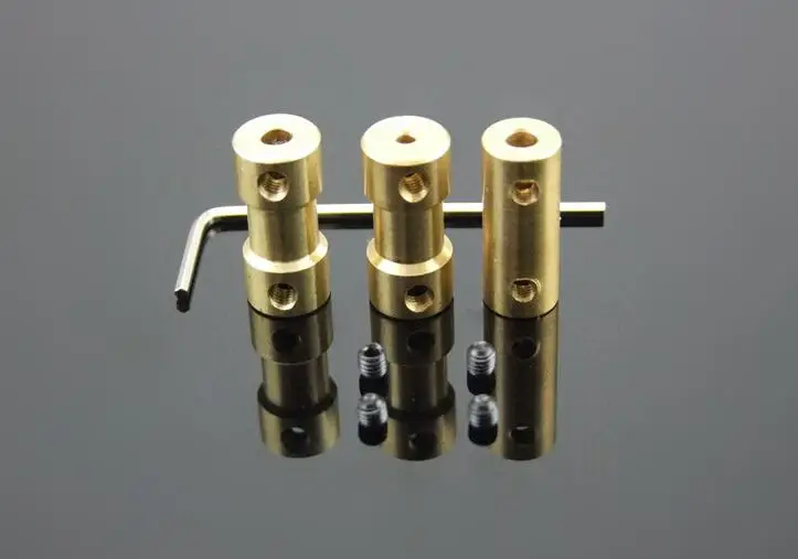 Бесплатная доставка 10 шт. медная муфта вал двигателя лодки адаптер для