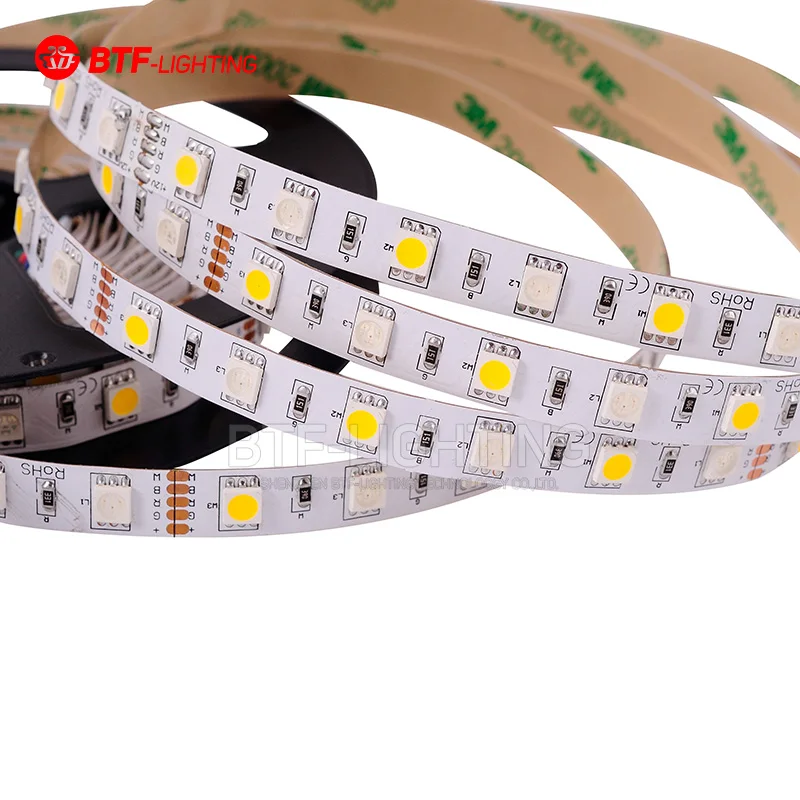 5 M 300 светодиодный s 60 светодиодный/M SMD 5050 RGBW 10 мм PCB RGB + (теплый/холодный/белый)