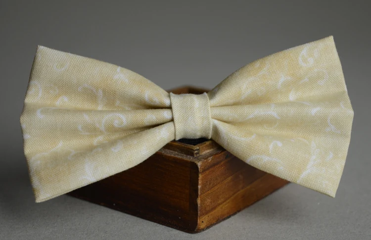 Белая ретро Мужская бабочка галстук-бабочка жениха для мужчин цветочный галстук