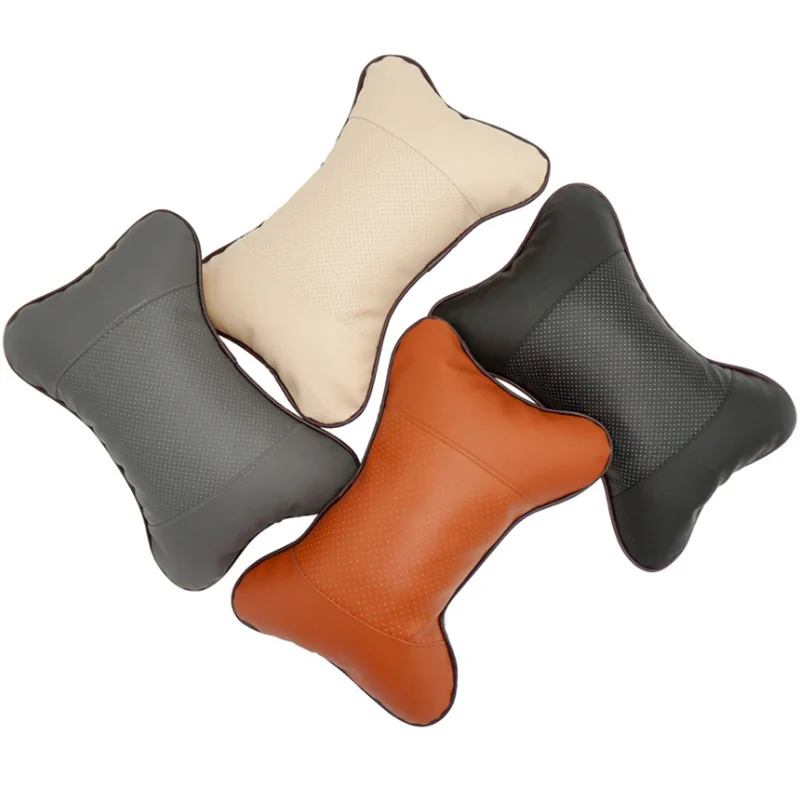 

2pcs Car Neck Pillow Perforating Design PU Leather for BMW 1 3 4 5 7 Series X1 X3 X4 X5 X6 E60 E90 F15 F30 F35