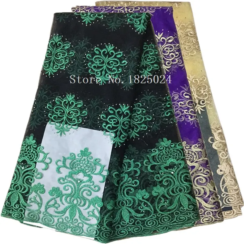 Африканский Кружево Ткань Свадебные украшения Рождество Аксессуары для дома