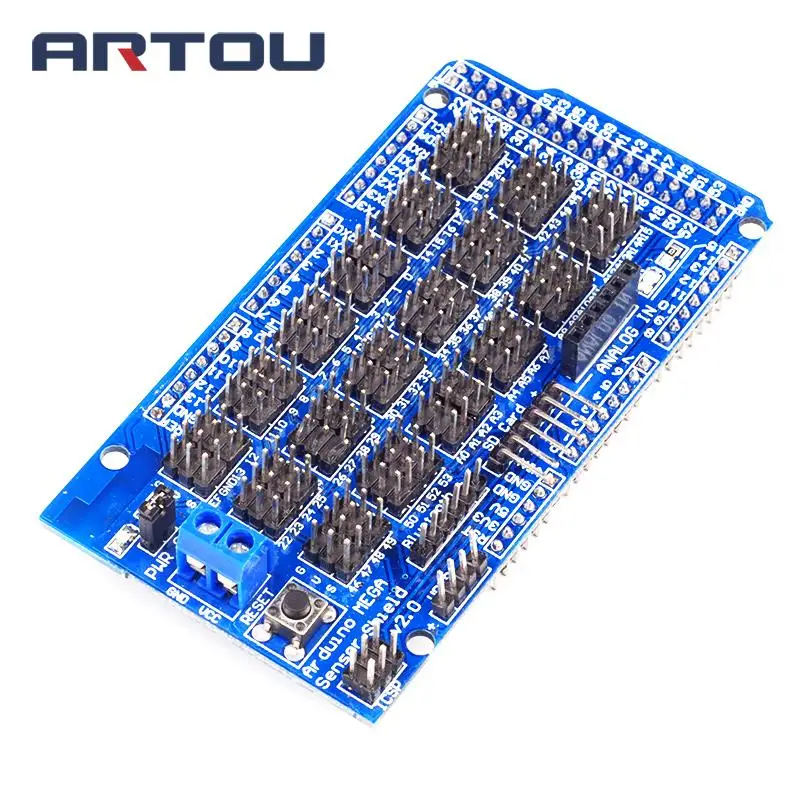 10 шт. для Arduino датчик MEGA Shield V1.0 V2.0 выделенная Плата расширения 2560 Sup IIC Bluetooth SD Робот