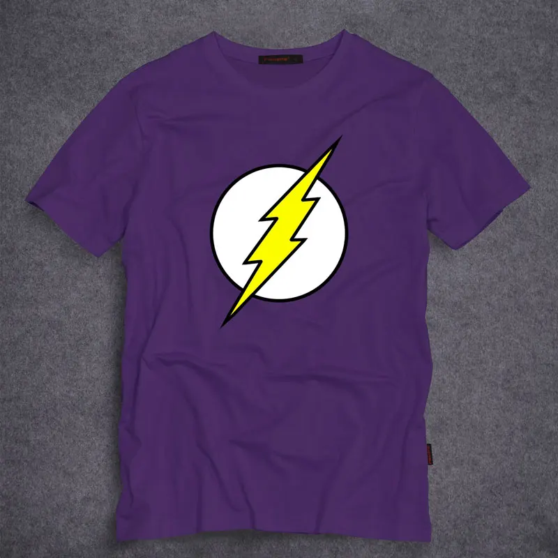 

Flash T-shirts Mens Casual 100% Cotton Short Sleeve Tops Clothing Printing Male O Neck T Shirts S-5XL