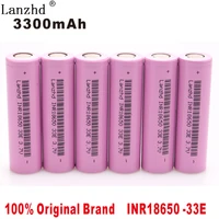 6pcs 100 original 18650 rechargeable battery 3300mah 3 7v lithium 18650vtc7 33e batteries for flashlight battery inr18650