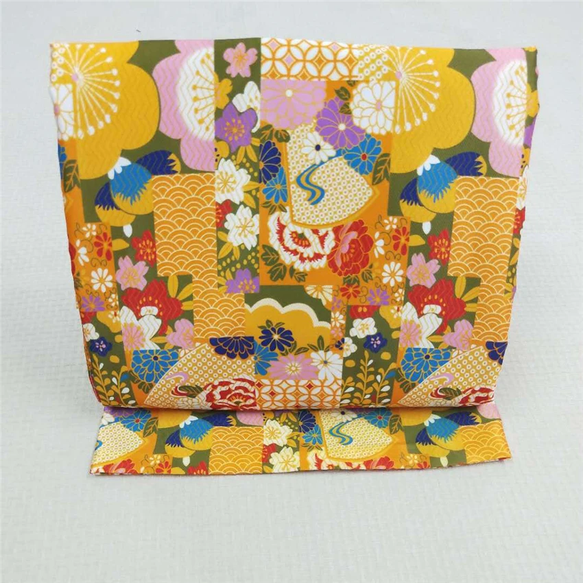 Кимоно с поясом оби для женщин в японском стиле юката цветочный хаори аксессуары