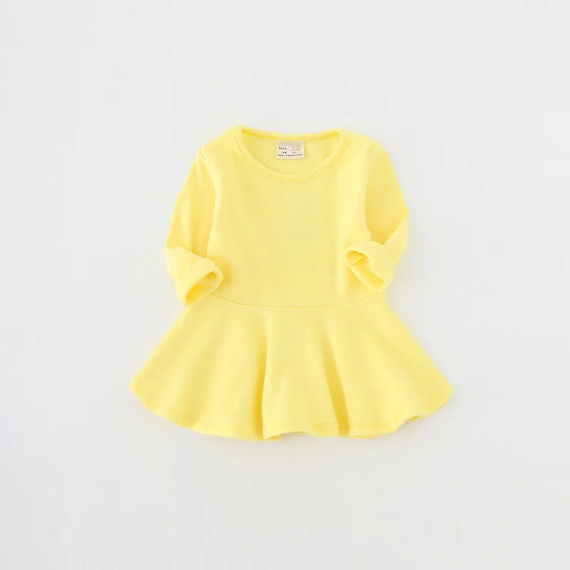 Girl Dress 2019 Long Sleeve Casual Ruffles Kids Clothes Dresses For Girls Newborn Baby Clothing Children Costume 1-4Y | Детская одежда