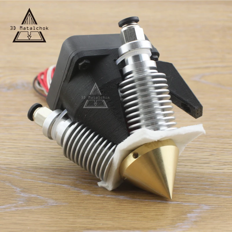 3D Экструдер Hotend V6 для алмазного принтера DIY теплоотвод 3 в 1 многоцветная насадка