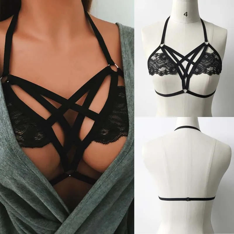 Модный женский эластичный бюстгальтер без косточек Бюстье Cami Cage Crop Tops