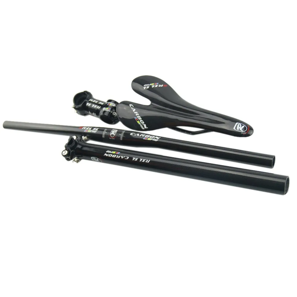 Комплект руля для велосипеда MTB RXL SL PRO из углеродного волокна плоский руль + седло