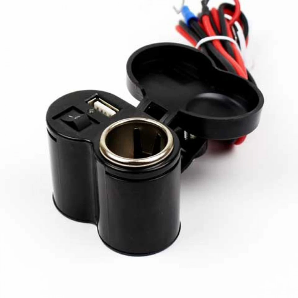1pc DC 12-24V Car Cigarette Lighter Power Adapter With USB Charger Port Splitter Charge For Automobile Vehicle Truck | Автомобили и