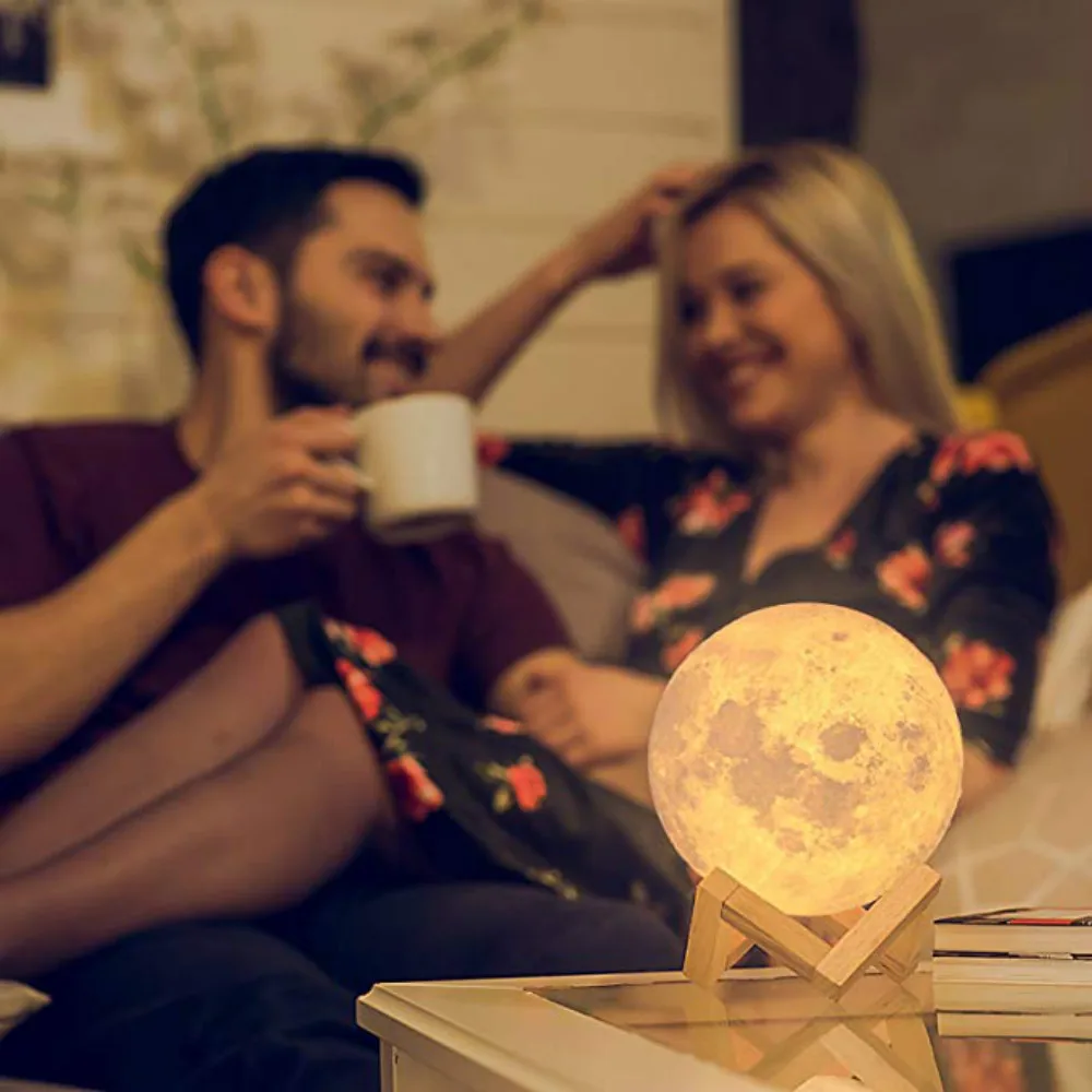 Новая версия Smart Moon Lamp Wifi приложение управление голосовым управлением