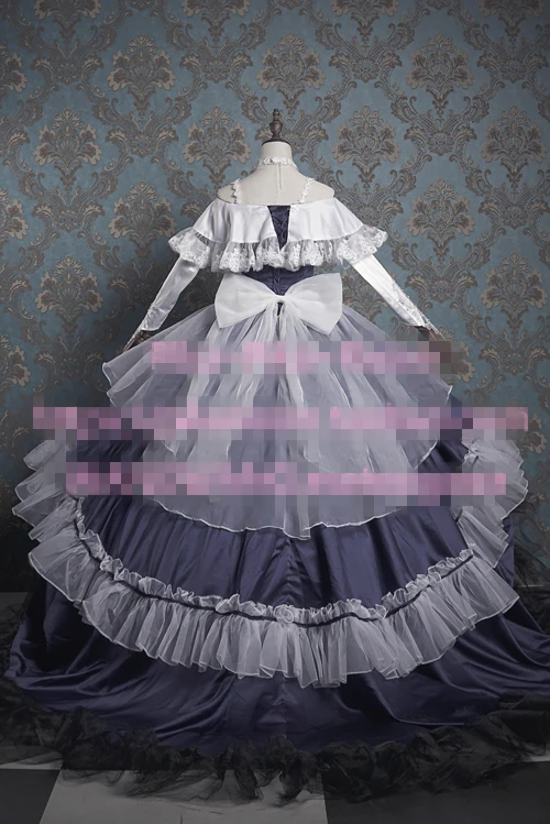The Super Dimension Fortress Macross Sheryl Nome cosplay costume Trailing wedding dresses customized