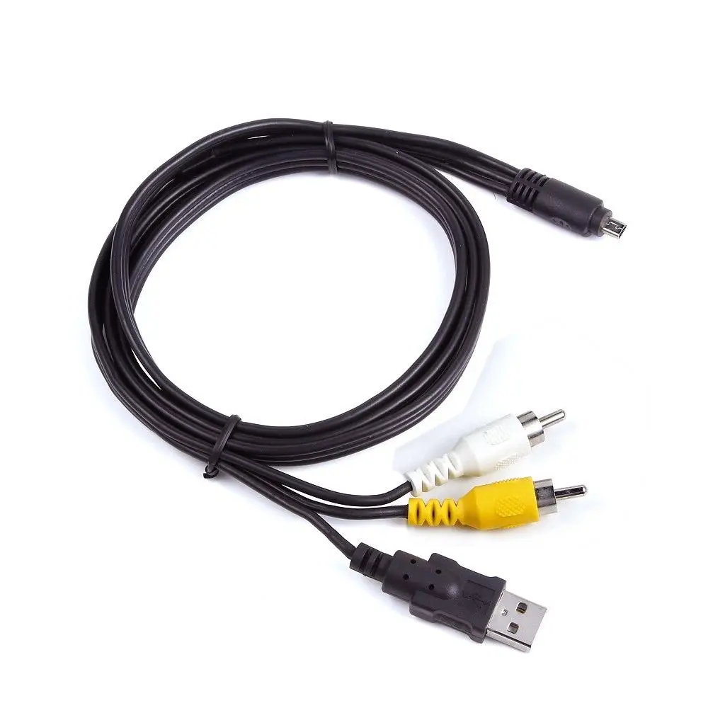2 в 1 USB Data + AV A/V TV кабель для камеры Nikon Coolpix D3200 S1000 pj L330|nikon d3200 usb|usb tusb a |
