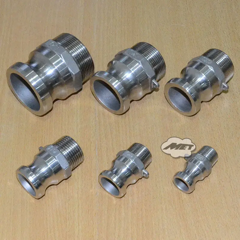 Megairon 1 предмет 1-1/4 &quotТип F Мусор Насоса адаптер мужчина camlock с мужской резьбы ss 316 max
