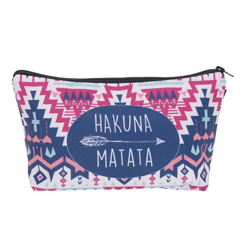 Косметичка Акуна Матата 3D печати косметичка модные женские туфли составляют