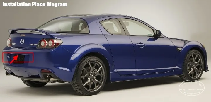 Liislee для Mazda RX-8 2003~ 2011 Автомобильная камера заднего вида+ 4," ЖК-экран монитор = 2 в 1 Система помощи при парковке