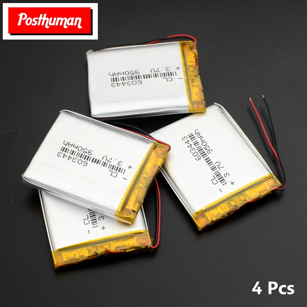 POSTHUMAN 603443 950mAh MP4 gps 063443 батарея энергии 3,7 V литий-полимерная батарея навигация электронные колонки Lipo батарея